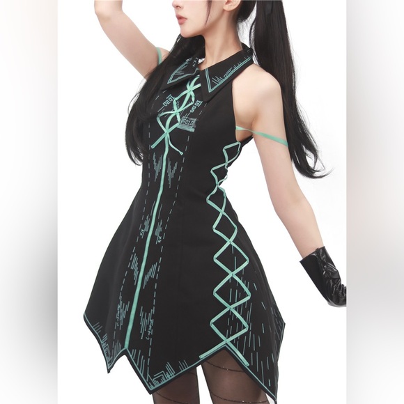 Modern signal style lolita dress - Picture 3 of 6